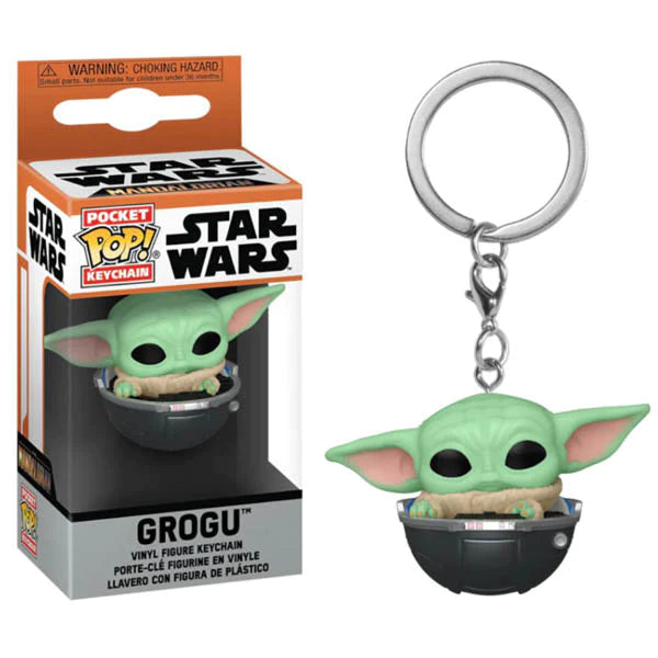 Funko Pop! Pocket Keychain: Star Wars Mandalorian - Grogu in Hovering Pram