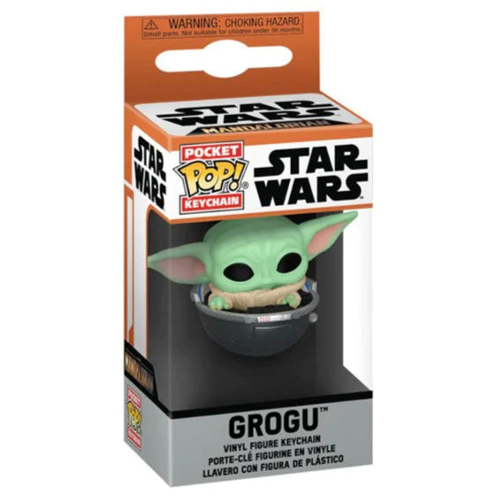 Funko Pop! Pocket Keychain: Star Wars Mandalorian - Grogu in Hovering Pram
