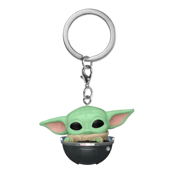 Funko Pop! Pocket Keychain: Star Wars Mandalorian - Grogu in Hovering Pram