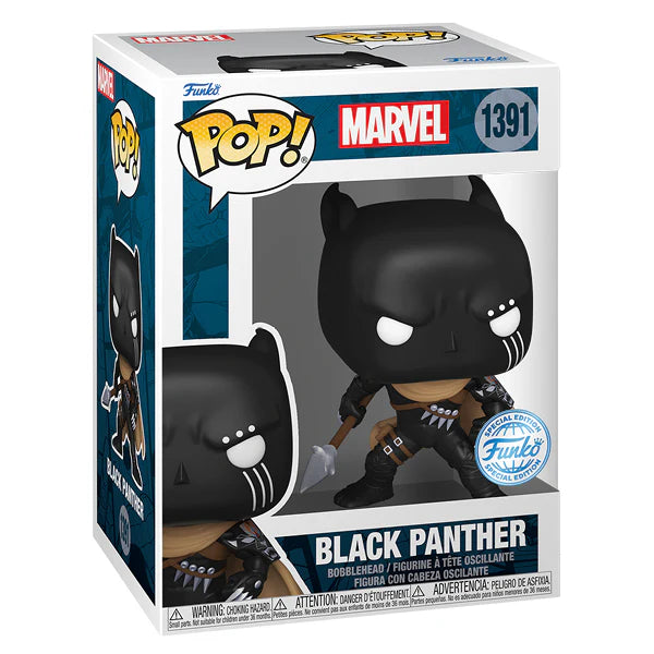 Funko Pop! Marvel: Black Panther With Spear
