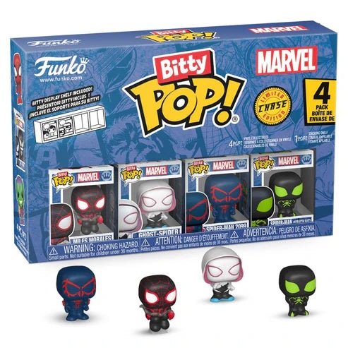 Funko Bitty Pop! Spider-Man Series 2: 4 Pack