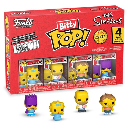 Funko Bitty Pop! The Simpsons - Maggie: 4 Pack