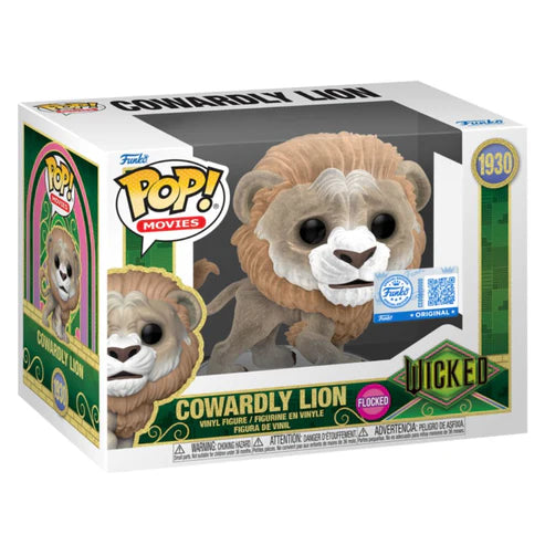 PREORDER - Funko Pop! Wicked: For Good 2025 - Cowardly Lion Flocked