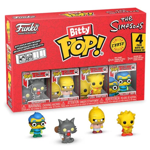 Funko Bitty Pop! The Simpsons - Scratchy: 4 Pack
