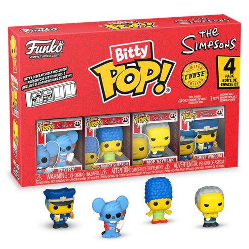 Funko Bitty Pop! The Simpsons - Itchy: 4 Pack