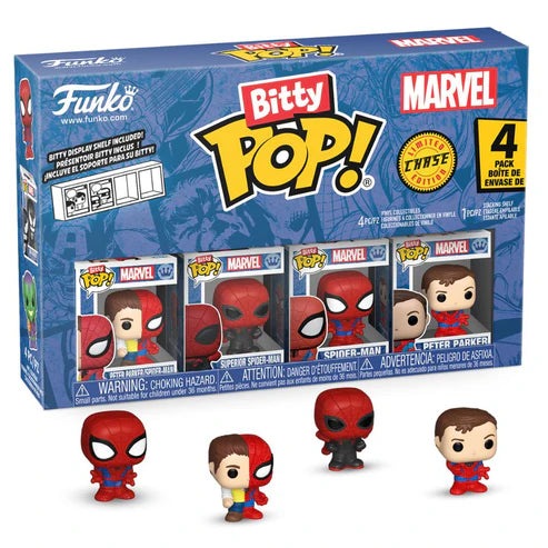 Funko Bitty Pop! Spider-Man Series 4: 4 Pack