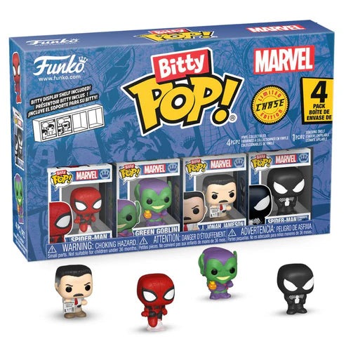 Funko Bitty Pop! Spider-Man Series 1: 4 Pack
