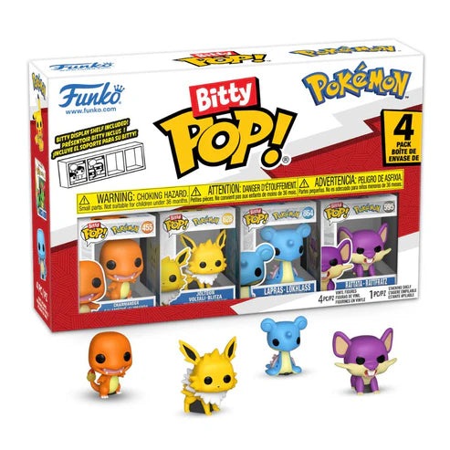 Funko Bitty Pop! Pokemon - Charmander: 4 Pack