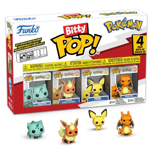 Funko Bitty Pop! Pokemon - Bulbasaur: 4 Pack