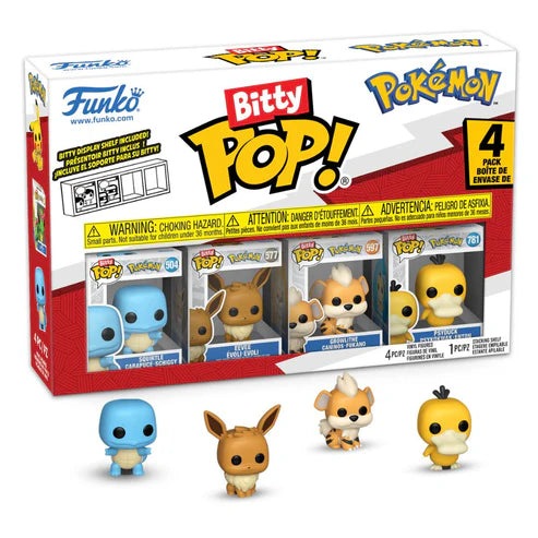Funko Bitty Pop! Pokemon - Squirtle: 4 Pack