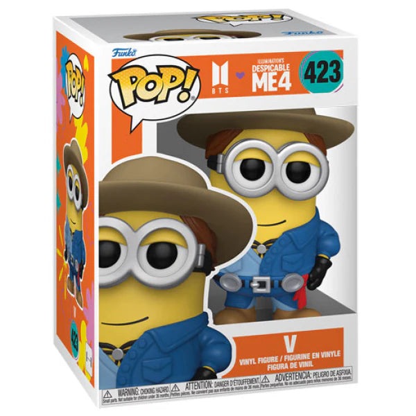 Funko Pop! Despicable Me 4 Minion x BTS - V