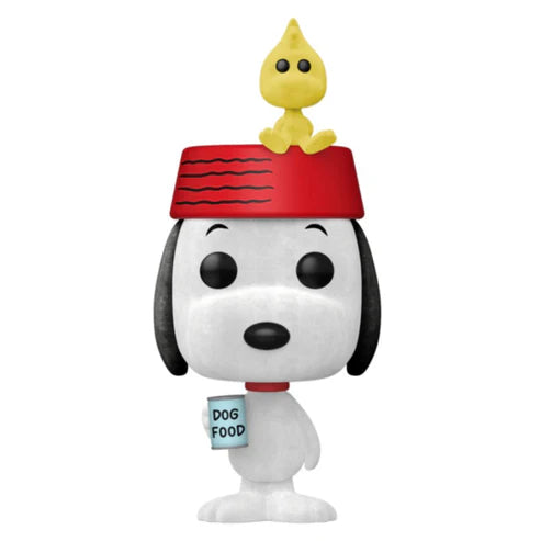 PREORDER Funko Pop! Peanuts - Snoopy with Woodstock Flocked