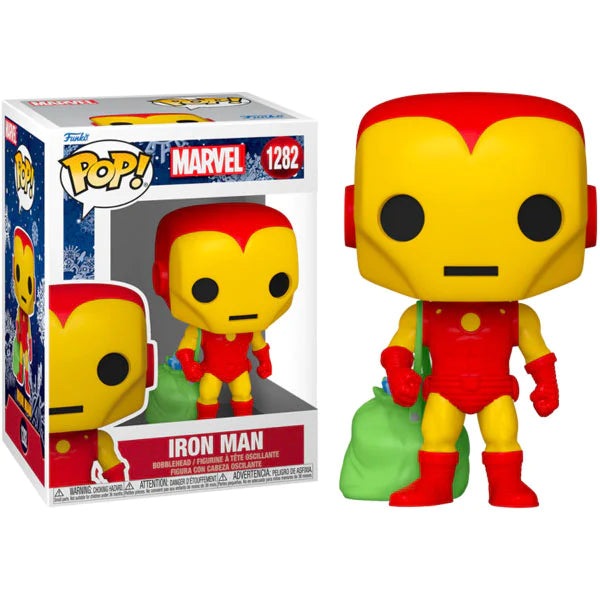 Funko Pop! Marvel Comics - Iron Man with Bag Holiday