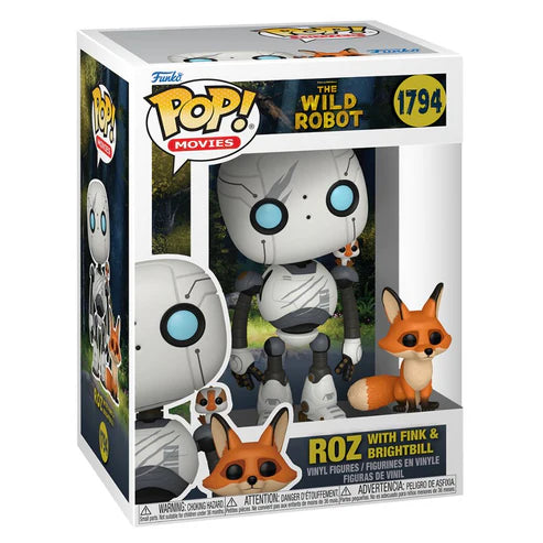 Funko Pop! The Wild Robot - Roz with Fink & Brightbill
