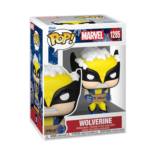 Funko Pop! Marvel Comics - Wolverine with Sign Holiday