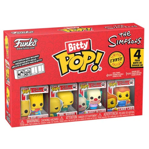 Funko Bitty Pop! The Simpsons - Bart: 4 Pack
