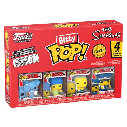 Funko Bitty Pop! The Simpsons - Itchy: 4 Pack