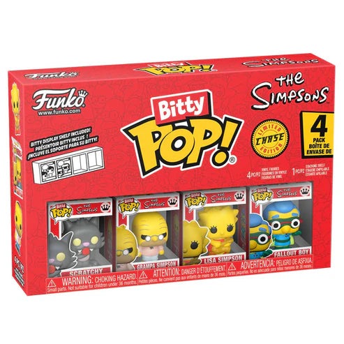 Funko Bitty Pop! The Simpsons - Scratchy: 4 Pack