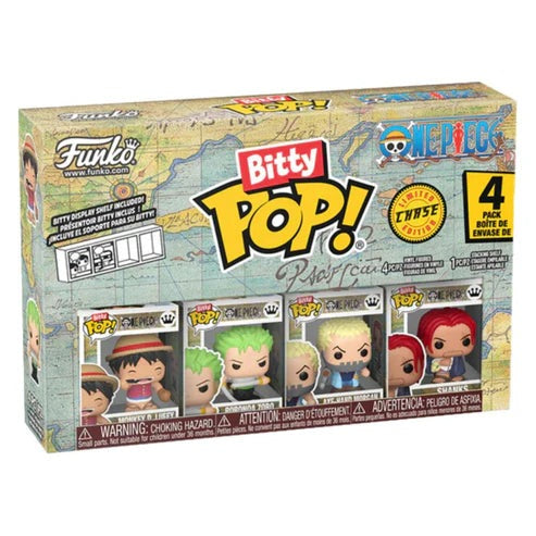 PREORDER - Funko Bitty Pop! One Piece - Luffy 4 Pack