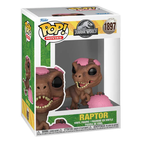 PREORDER Funko Pop! Jurassic Park - Raptor Hatching Pink Egg