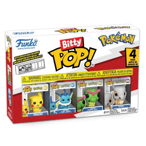 Funko Bitty Pop! Pokemon - Pikachu: 4 Pack