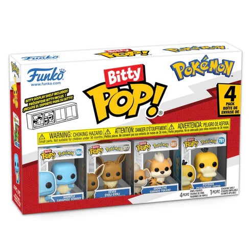 Funko Bitty Pop! Pokemon - Squirtle: 4 Pack