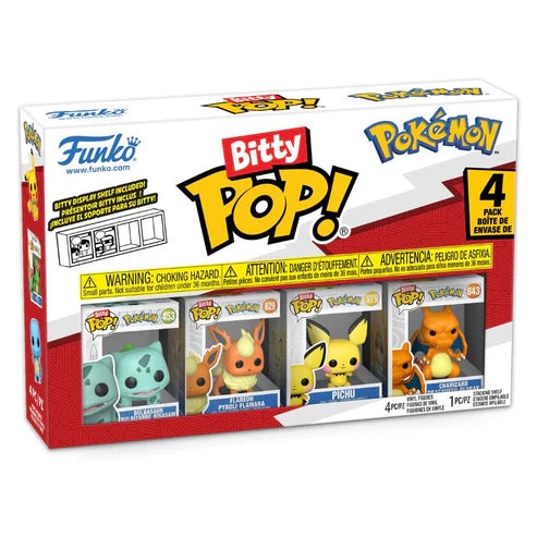 Funko Bitty Pop! Pokemon - Bulbasaur: 4 Pack