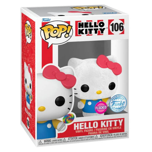 Funko Pop! Hello Kitty - Hello Kitty with Lollipop Flocked