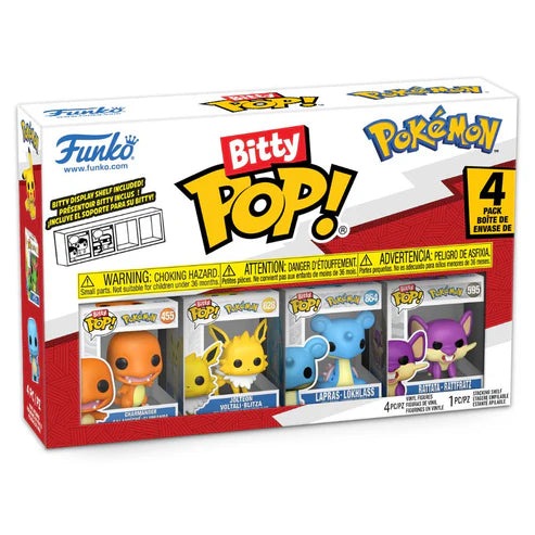 Funko Bitty Pop! Pokemon - Charmander: 4 Pack