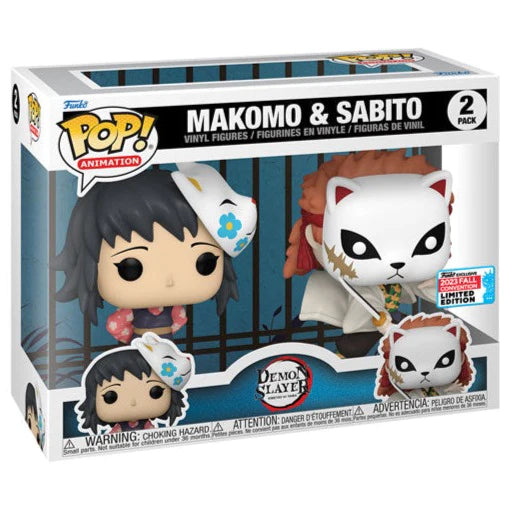 Funko Pop! Demon Slayer - Sabito and Makomo Comic Exclusive