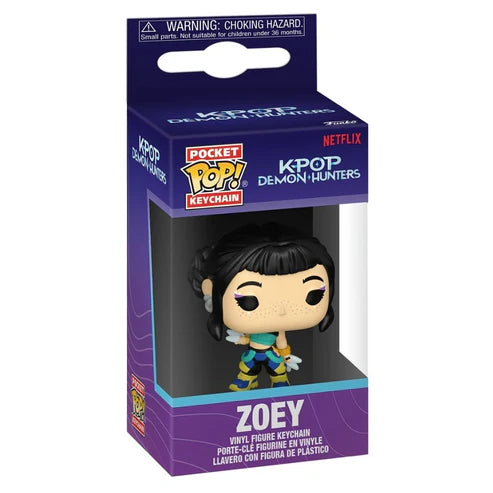 PREORDER Funko Pop! Pocket Keychain: K-Pop Demon Hunters - Zoey