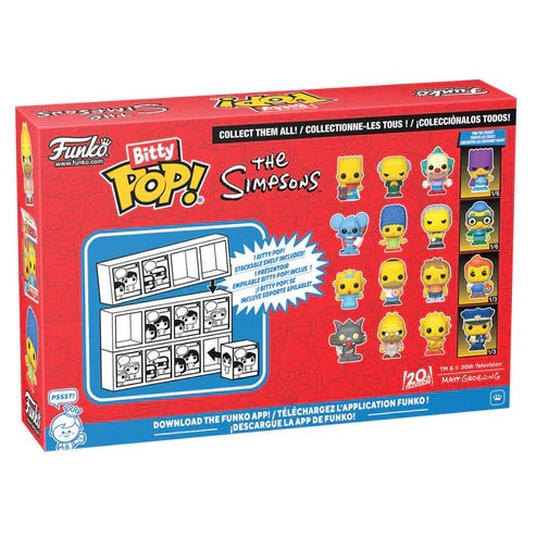 Funko Bitty Pop! The Simpsons - Scratchy: 4 Pack