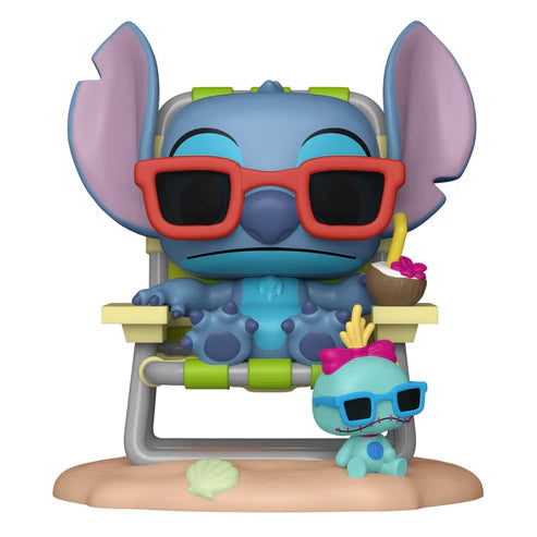 PREORDER - Funko Pop! Lilo & Stitch - Stitch in Sunlounger Premium