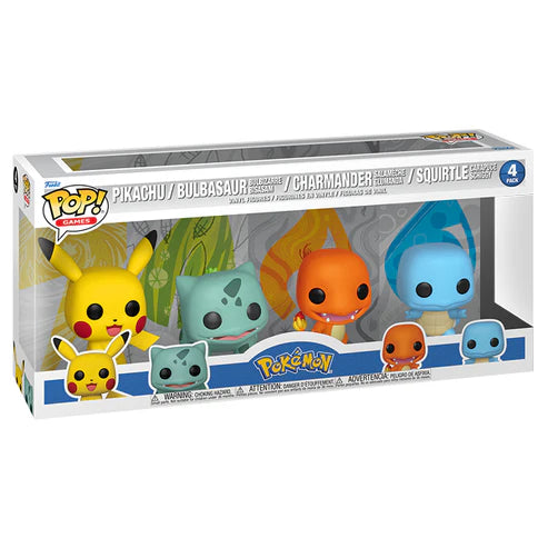 Funko Pop! Pokemon - Starters - 4 Pack