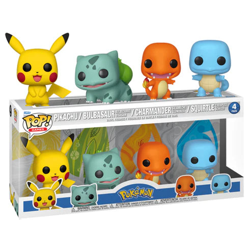 Funko Pop! Pokemon - Starters - 4 Pack