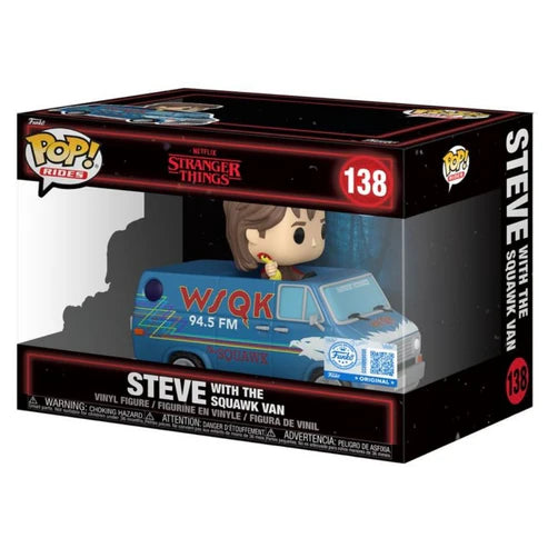 Funko Pop! Rides: Stranger Things Season 5 - Steve with Squawk Van