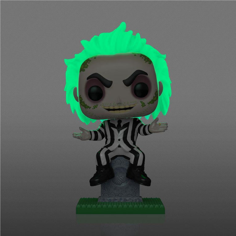 Funko Pop! Beetlejuice - Beetlejuice On Tombstone Glow
