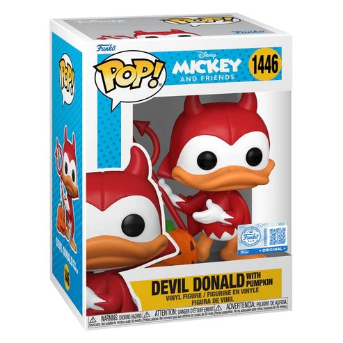 PREORDER - Funko Pop! Disney - Mickey & Friends - Devil Donald with Pumpkin