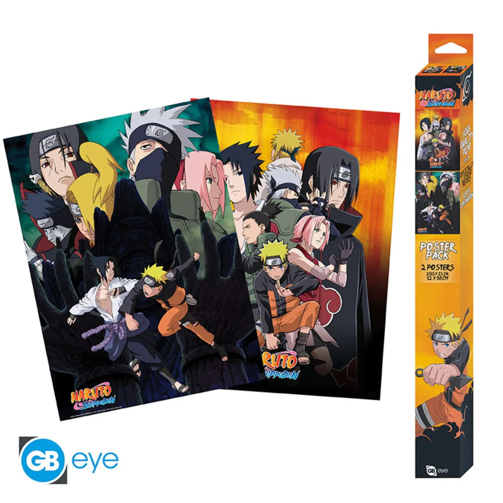 Naruto Shippuden β Set 2 Chibi Posters β Ninjas 52Γ38