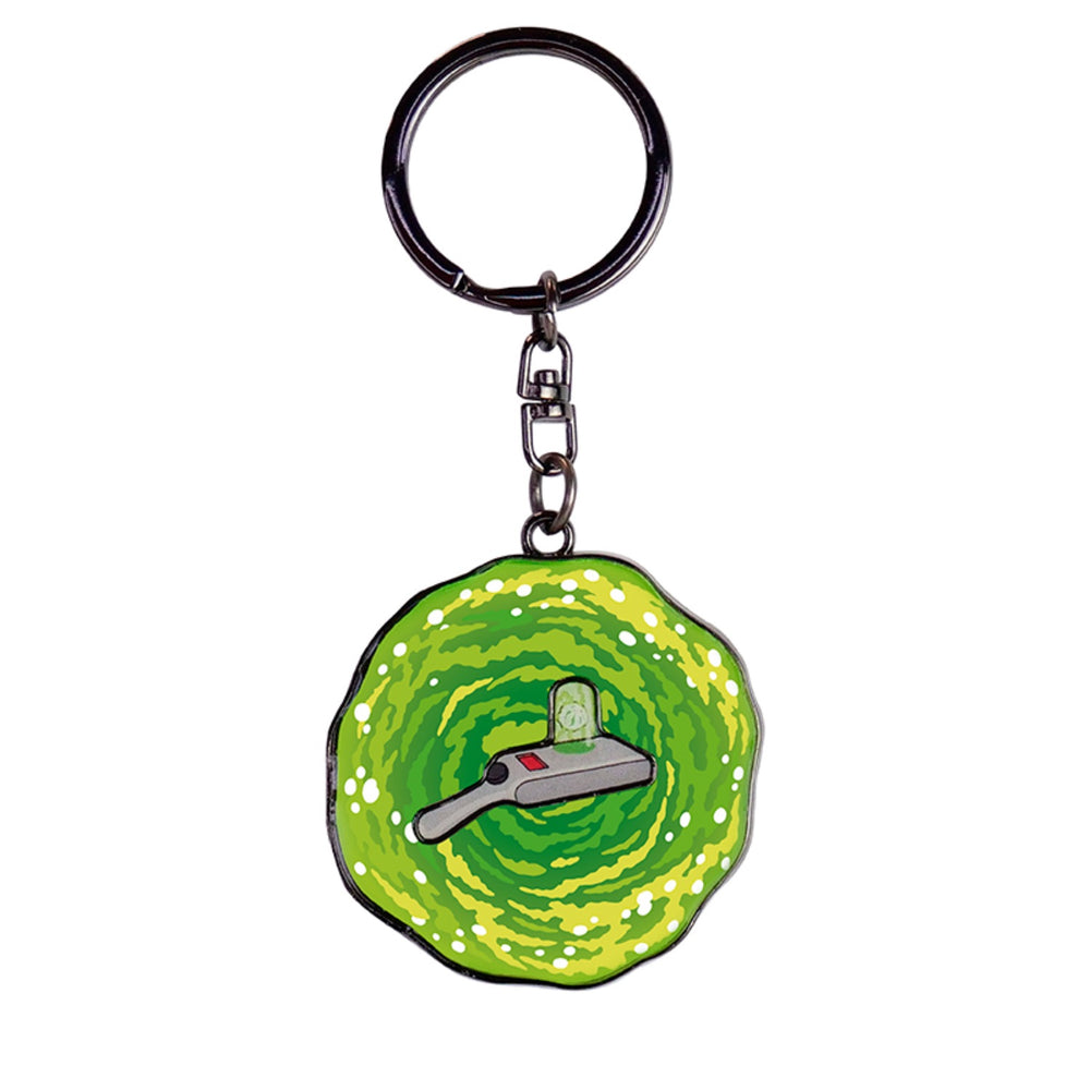 Rick & Morty β Moving Keychain Portal Gun