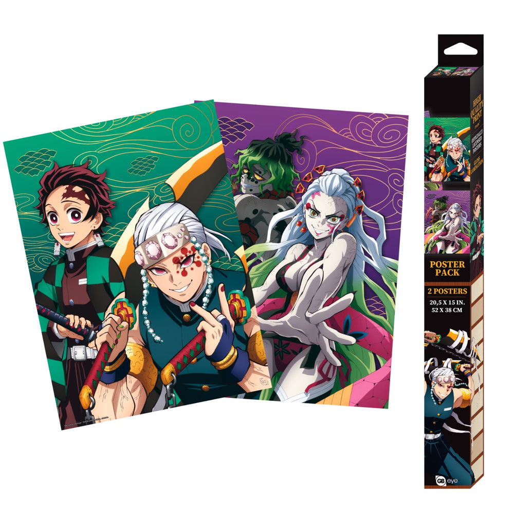 Demon Slayer β Set 2 Chibi Posters β Entertainment District 52Γ38