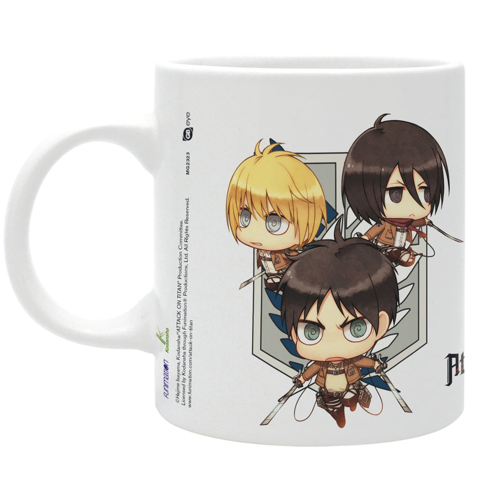 Attack On Titan β Mug β Chibi Trio