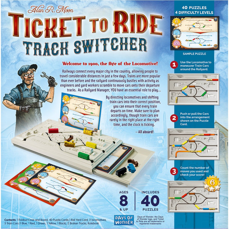 Ticket to Ride Track Switcher Logic Puzzle