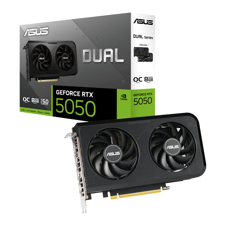ASUS Nvidia GeForce RTX 5050 Dual OC 8GB GDDR6