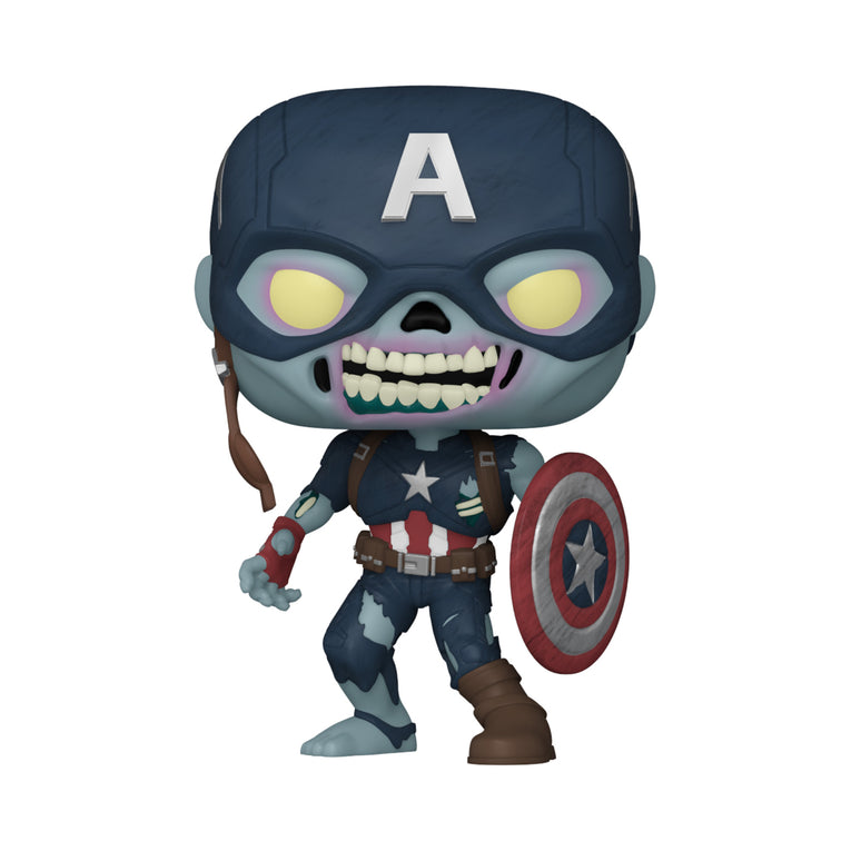 Funko Pop! Marvel Studios What If…?-Zombie Captain America