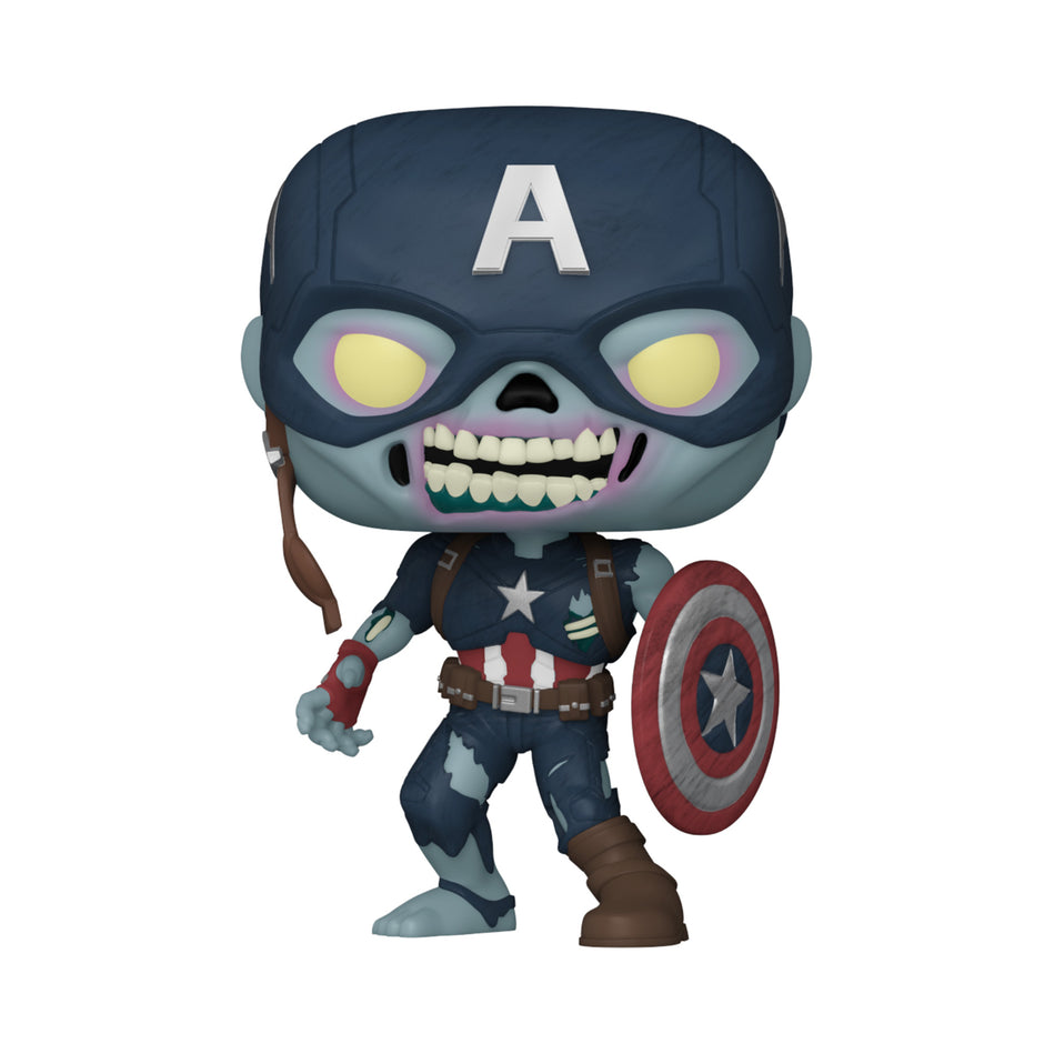 Funko Pop! Marvel Studios What If…?-Zombie Captain America