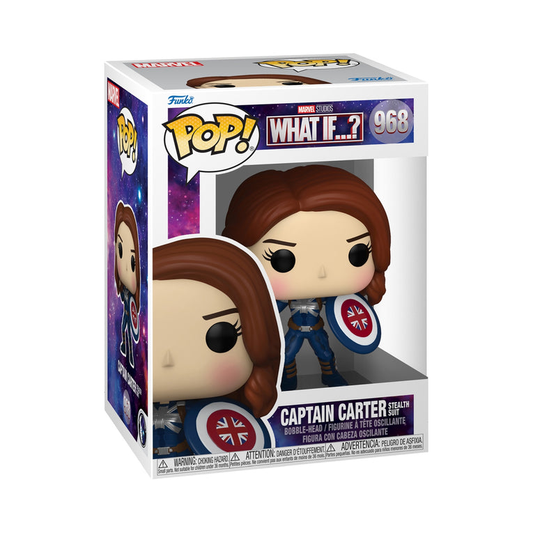 Funko Pop! Marvel: Marvel Studios What If…?-Captain Carter Stealth Suit