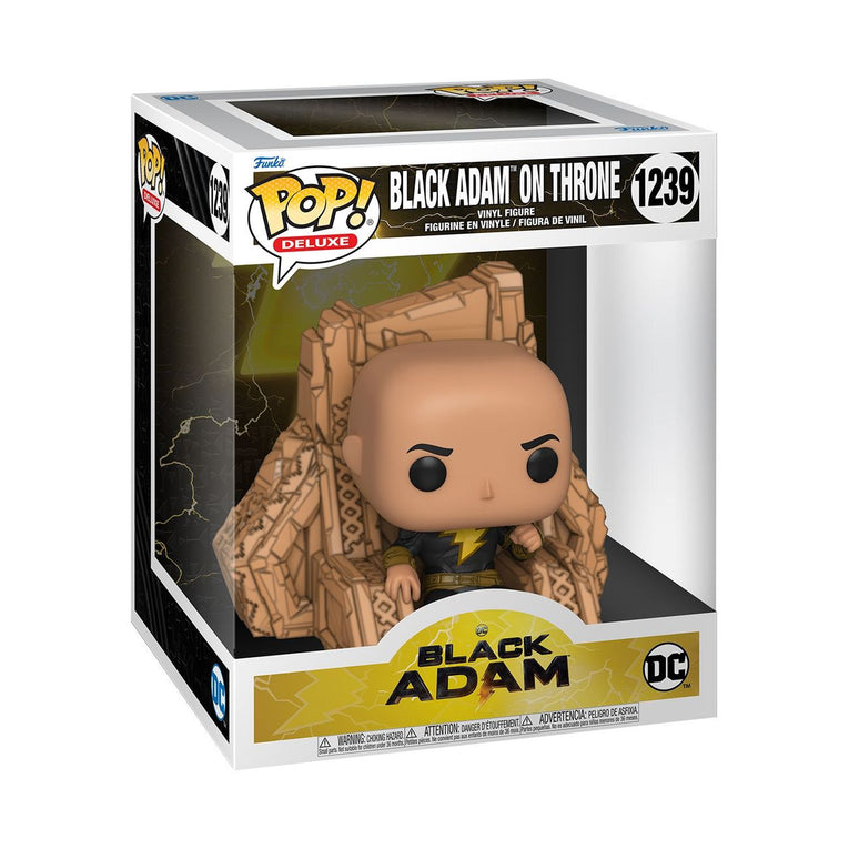 Funko Pop! Deluxe:DC Black Adam On Throne-Black Adam