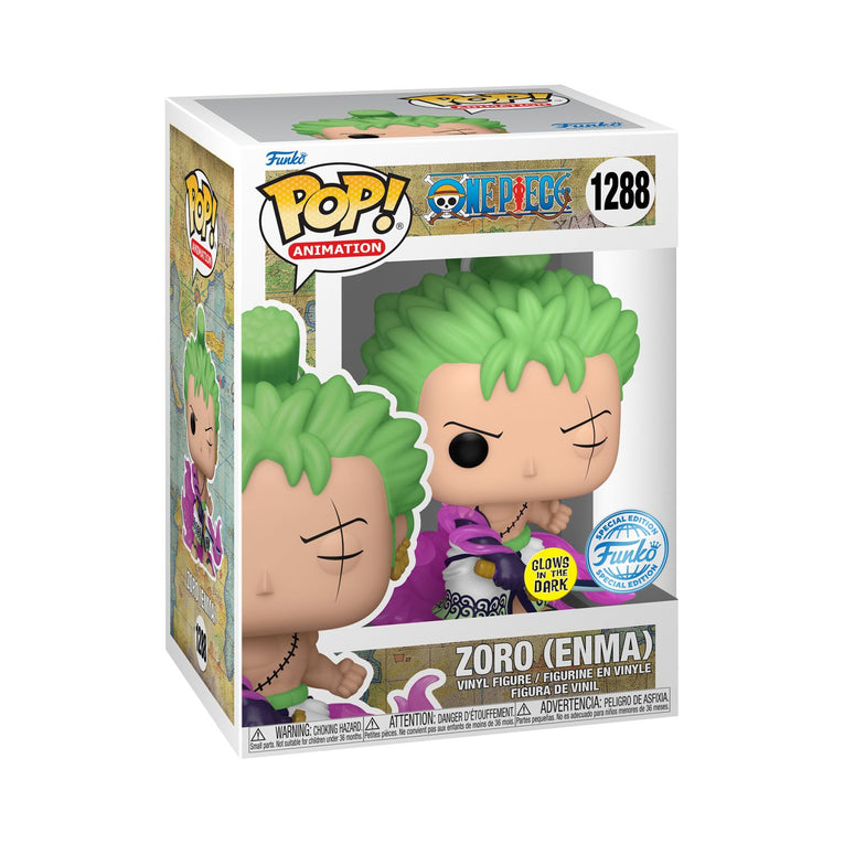 Funko Pop! Animation: One Piece – Zoro With Enma Glows In The Dark - Special Edition