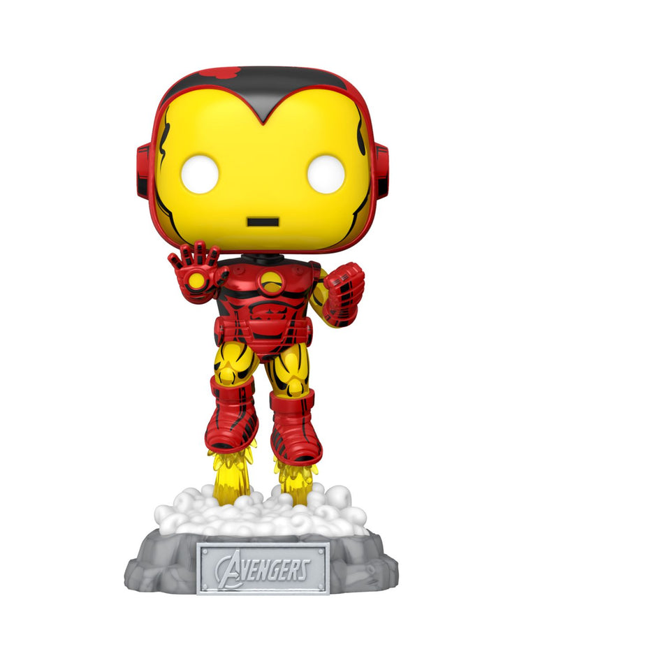 Funko Pop! Marvel Avengers: Beyond Earths Mightiest – Iron Man With Pin Special Edition